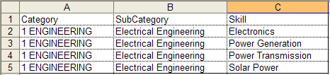 ExcelSkillImport1D